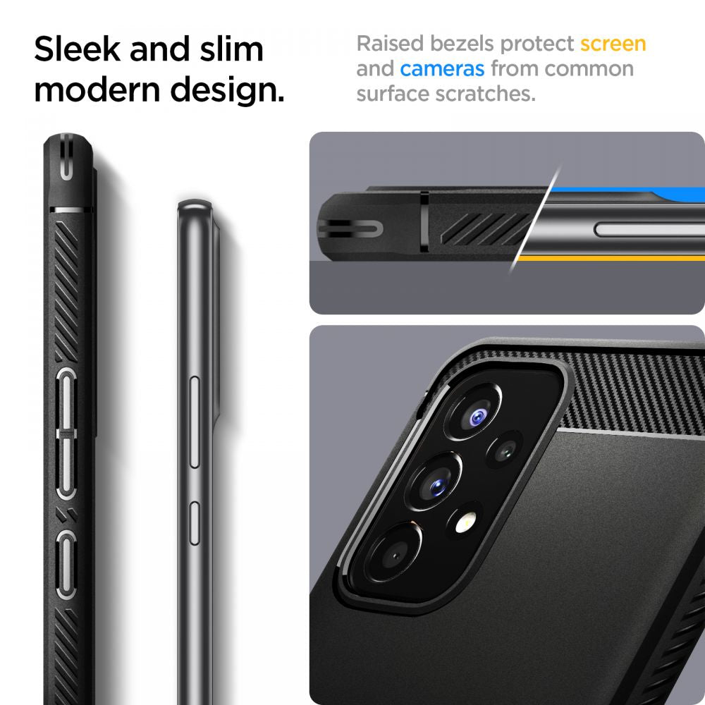 Spigen Samsung Galaxy A53 5G Θήκη TPU Rugged Armor - Matte Black