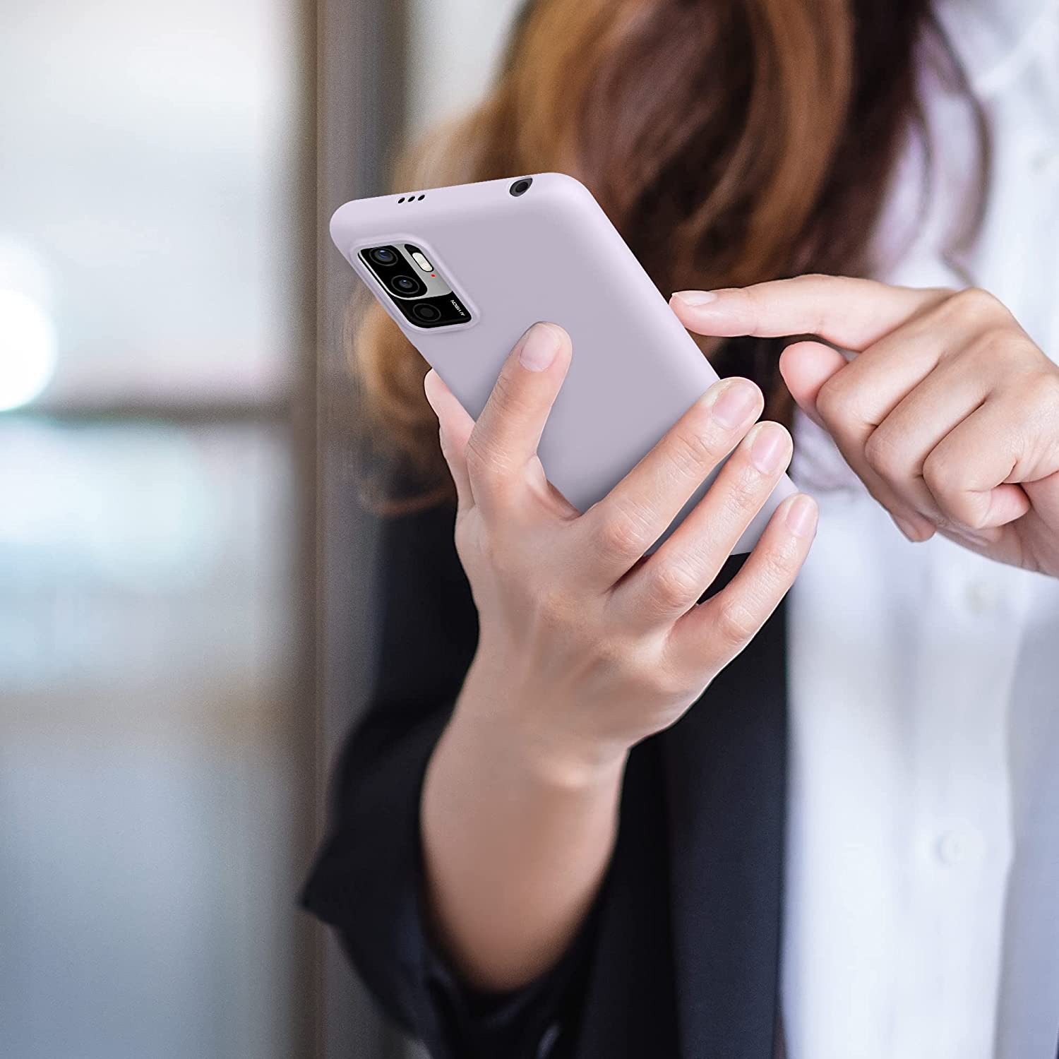 KW Xiaomi Redmi Note 10 5G Θήκη Σιλικόνης TPU - Lavender - 54947.108