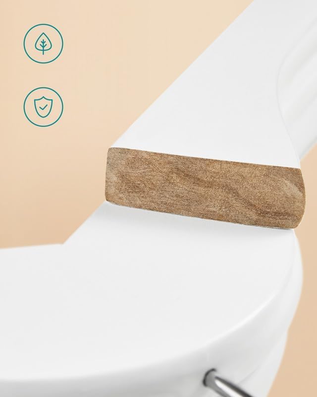 Songmics Σετ με 20 Ξύλινες Κρεμάστρες Ρούχων - White - CRW03W-20