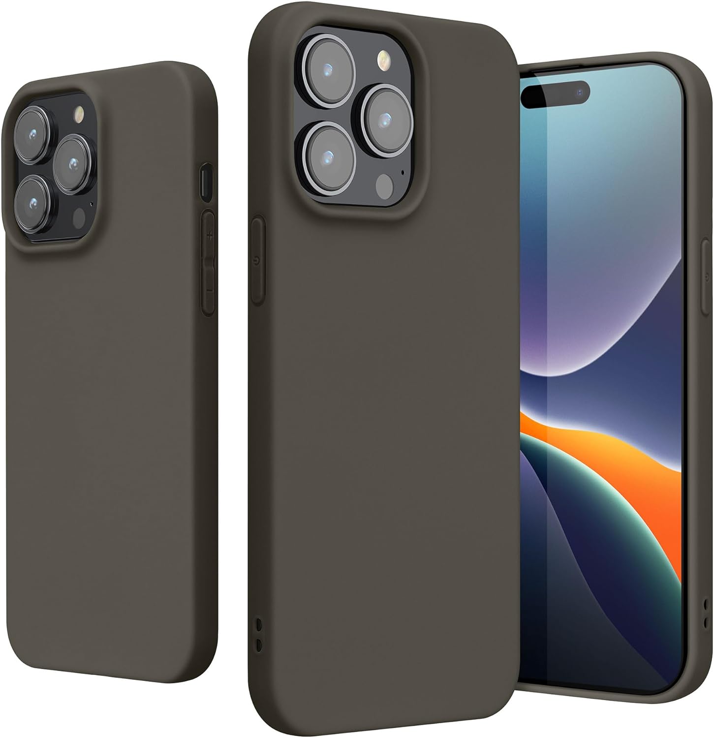 KW iPhone 15 Pro Λεπτή Θήκη Σιλικόνης TPU - Olive Green Matte - 61959.101