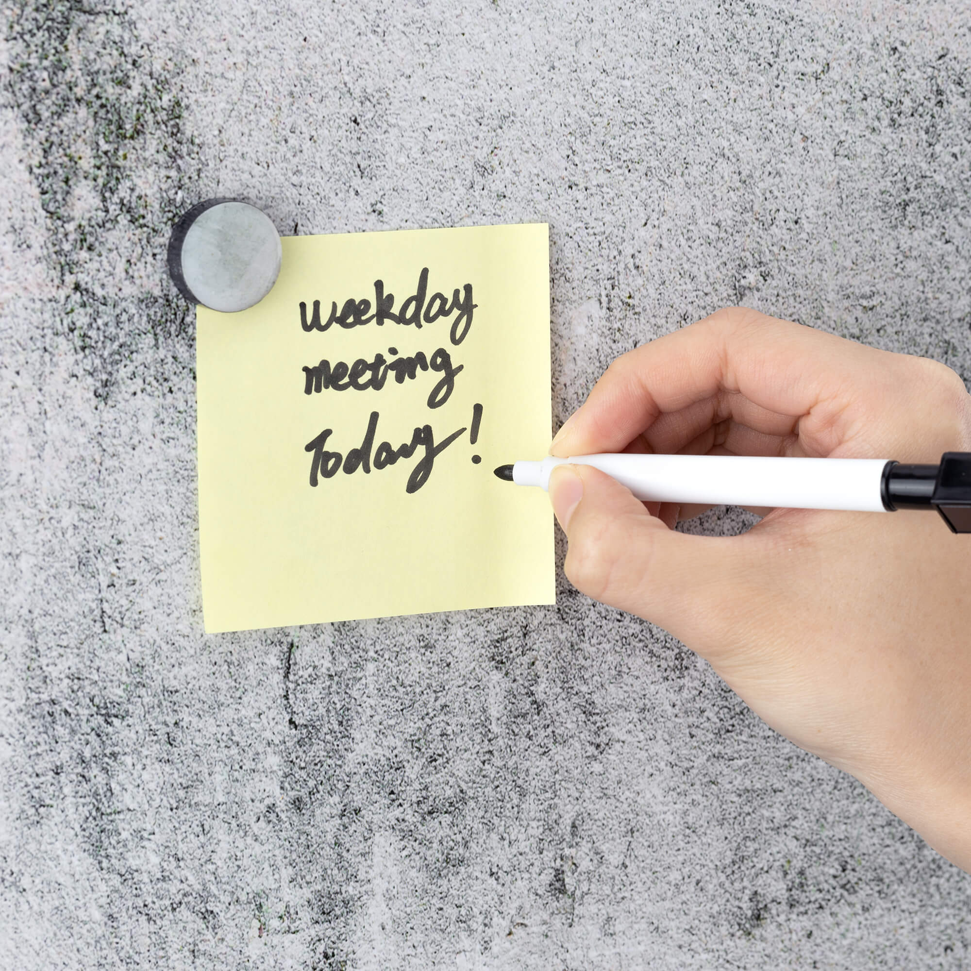 Navaris Μαγνητικός Πίνακας - Design Concrete - 40 x 40cm - 57021.01