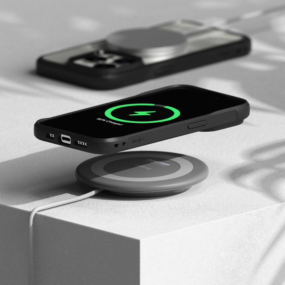 Ringke iPhone 15 Pro Max Fusion Bold Σκληρή Θήκη με Πλαίσιο Σιλικόνης - Black / Διάφανη