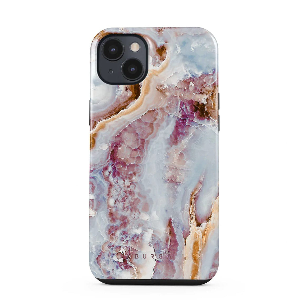 Burga iPhone 14 Fashion Tough Σκληρή Θήκη - Frozen Leaves