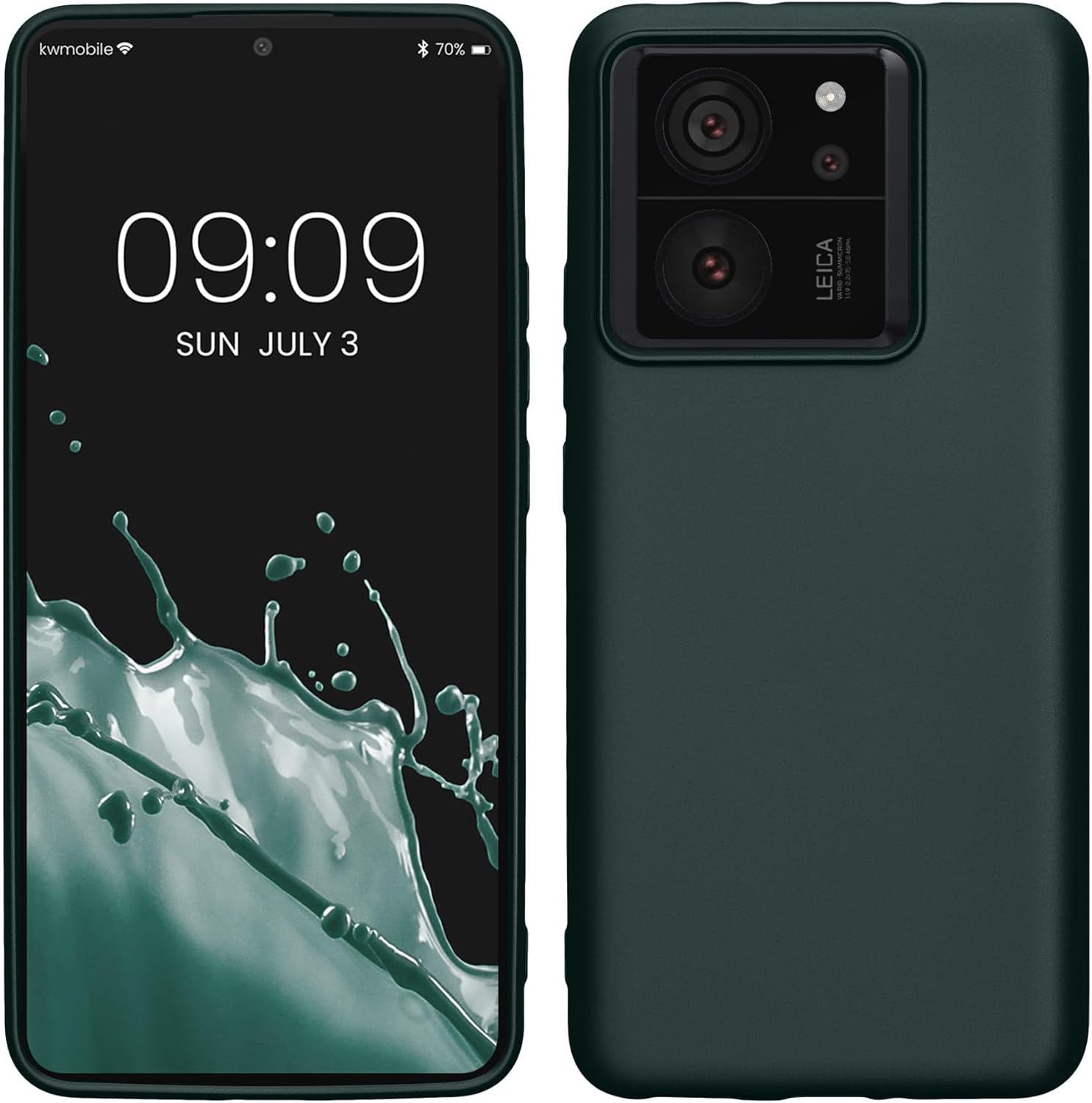 KW Xiaomi 13T / 13T Pro Θήκη Σιλικόνης TPU - Metallic Petrol