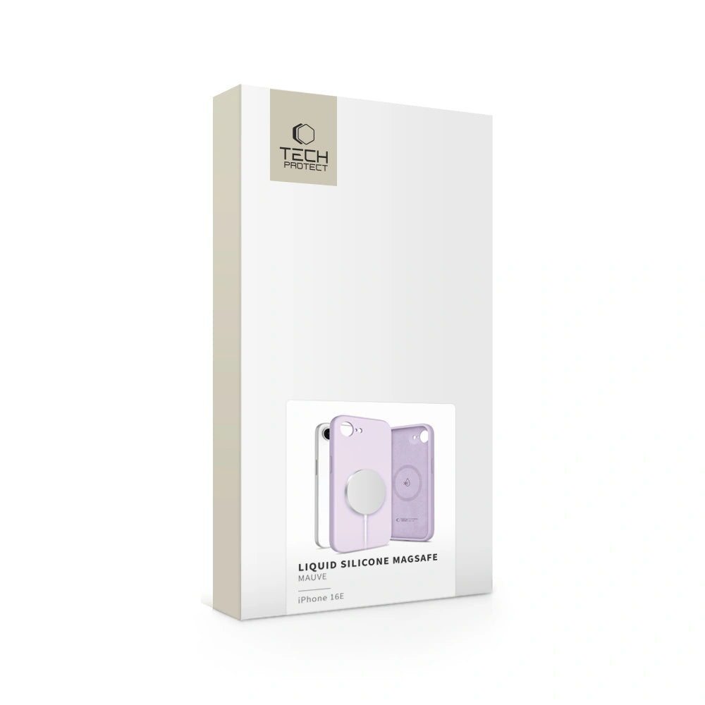 Tech-Protect iPhone 16e Liquid Silicone MagSafe Θήκη Σιλικόνης - Mauve