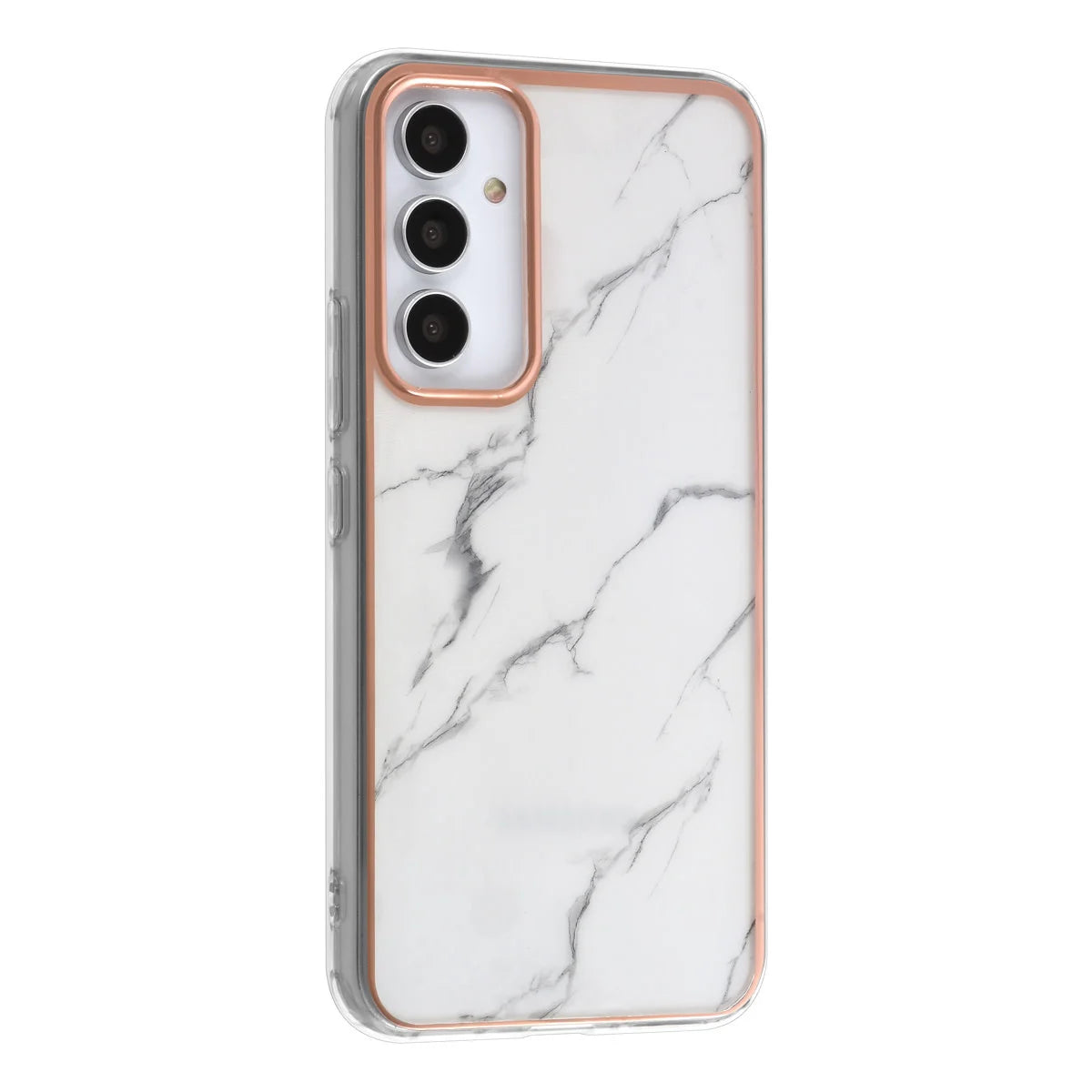 Tuniq Samsung Galaxy A54 5G - Σκληρή Θήκη με Πλαίσιο Σιλικόνης - Σχέδιο Μάρμαρο - Λευκή