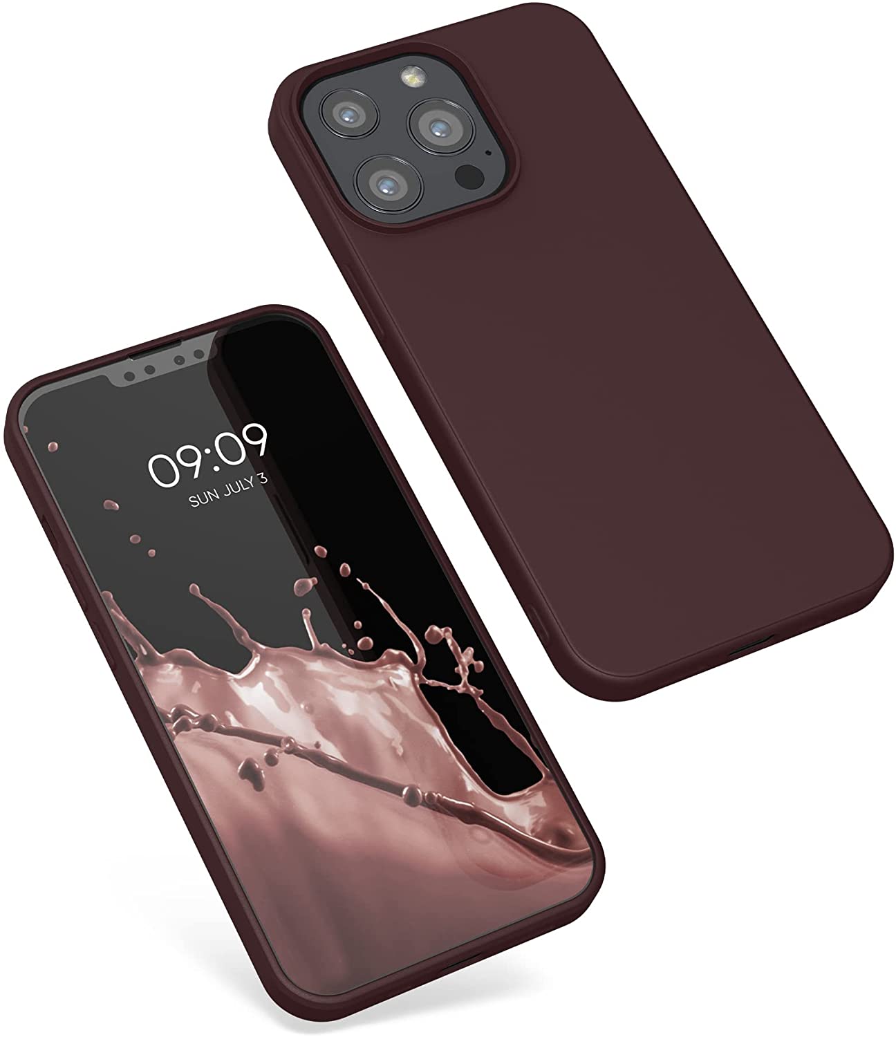 KW iPhone 13 Pro Θήκη Σιλικόνης Rubberized TPU - Tawny Red - 55962.190