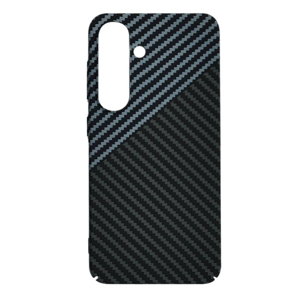 Techsuit Samsung Galaxy S25 Σκληρή Θήκη Carbonite FiberShell - Stealth Gray