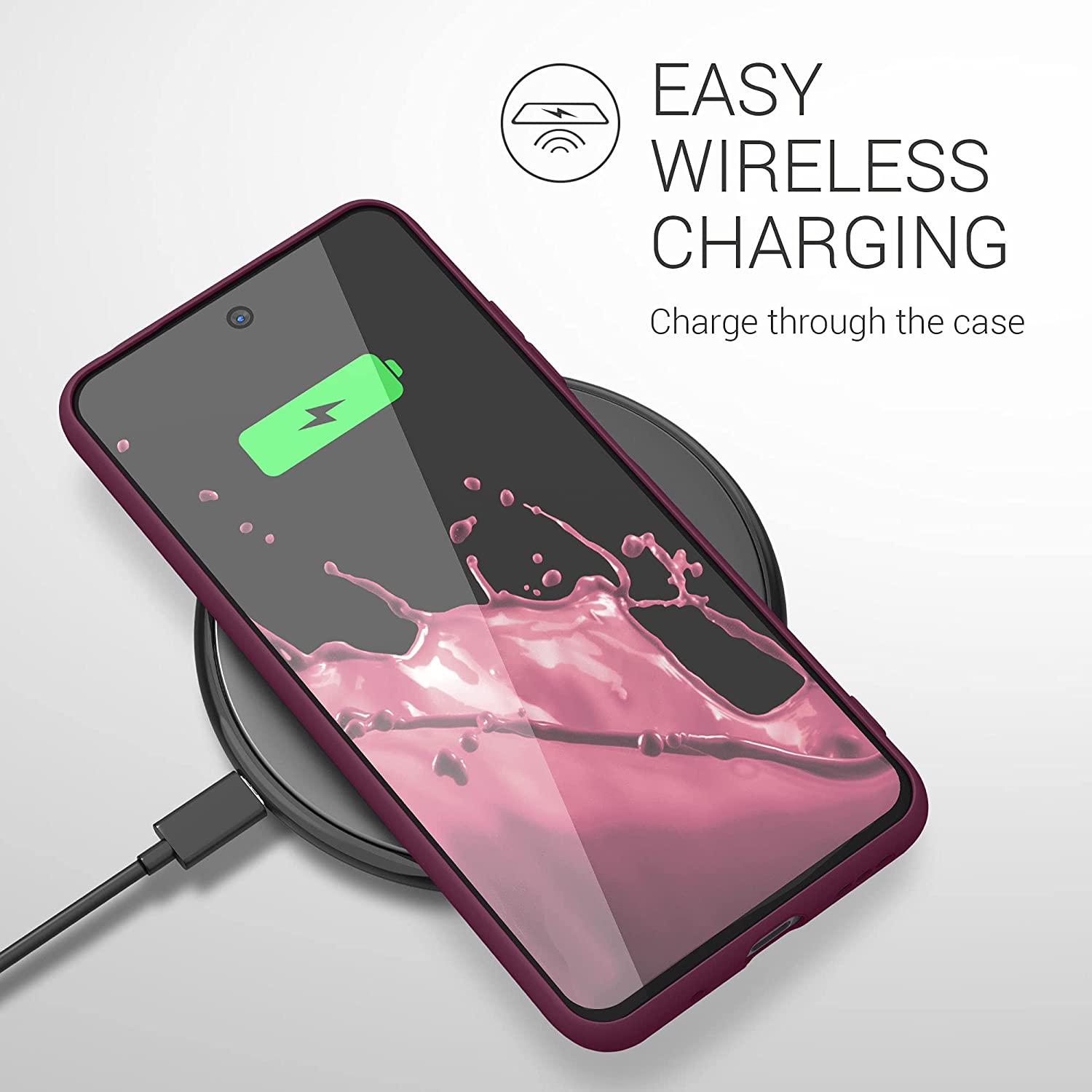 KW Xiaomi Poco M3 Pro 5G Θήκη Σιλικόνης TPU - Bordeaux Purple - 55363.187