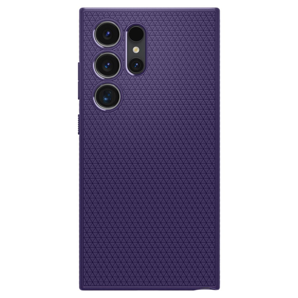 Spigen Samsung Galaxy S24 Ultra Liquid Air Θήκη Σιλικόνης - Deep Purple