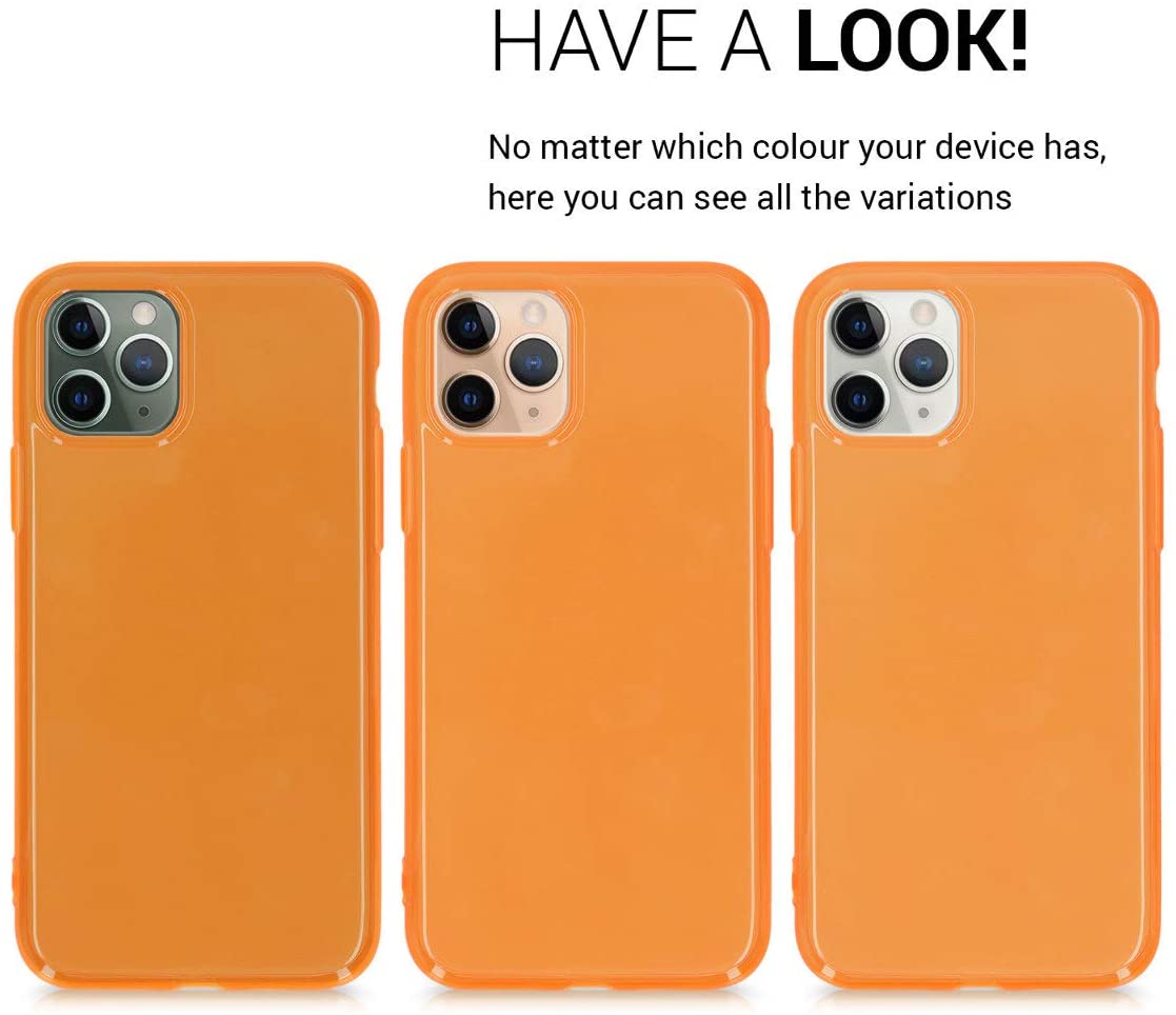 KW iPhone 11 Pro Θήκη Σιλικόνης TPU - Neon Orange - 50356.69
