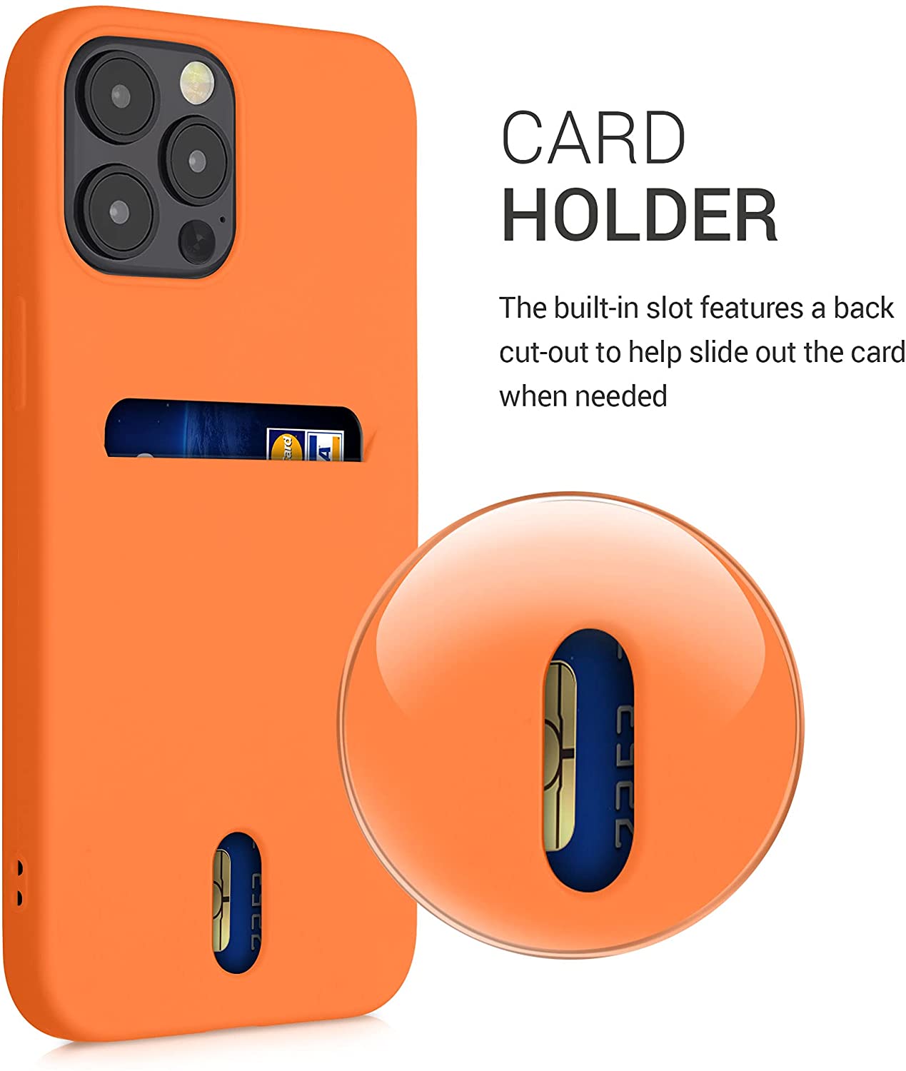 KW iPhone 12 Pro Max Θήκη Σιλικόνης TPU - Cosmic Orange - 54514.150