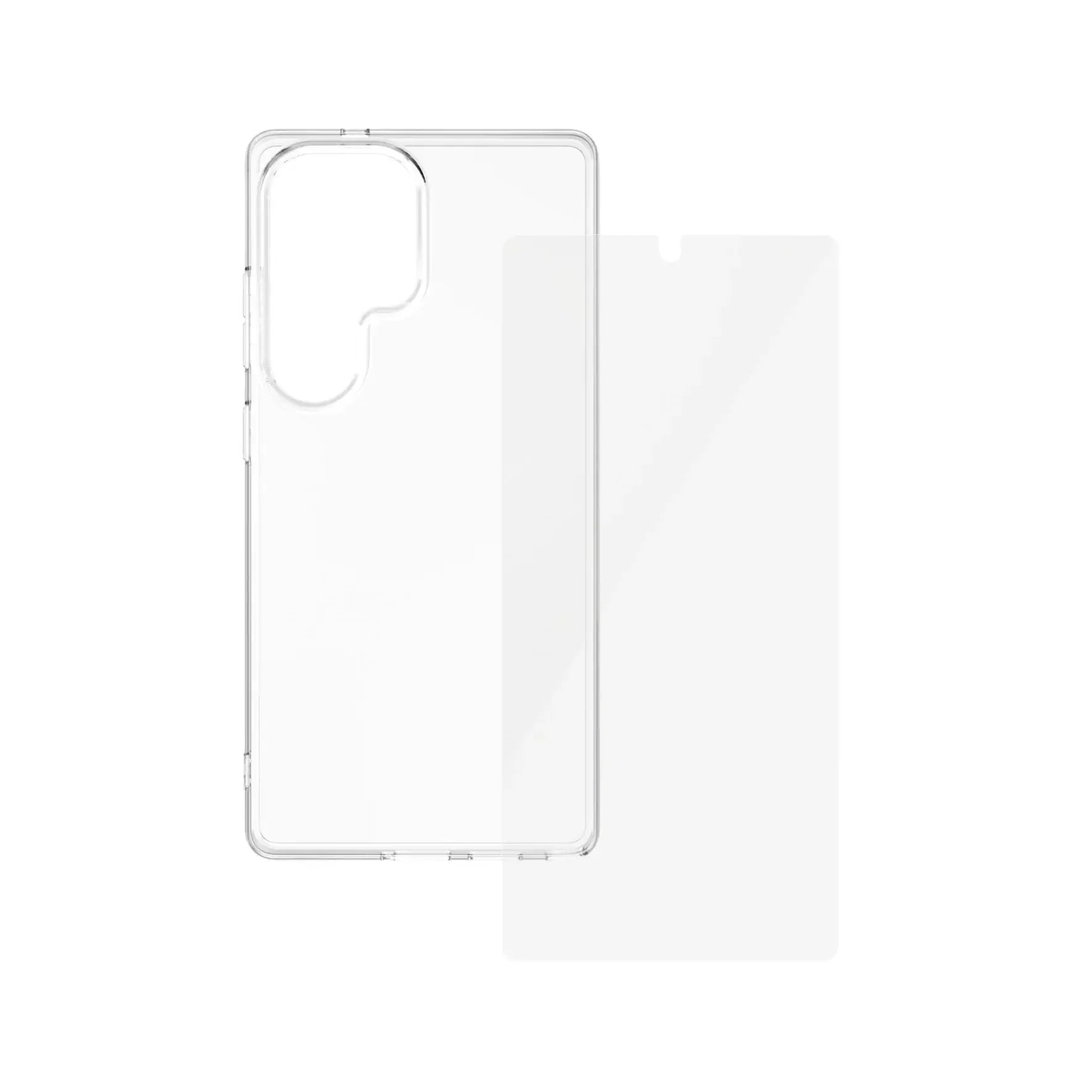 Care by PanzerGlass Samsung Galaxy S25 Ultra - Fashion 2in1 Σετ με 1 Αντιχαρακτικό Γυαλί Οθόνης και 1 Θήκη Σιλικόνης - Clear