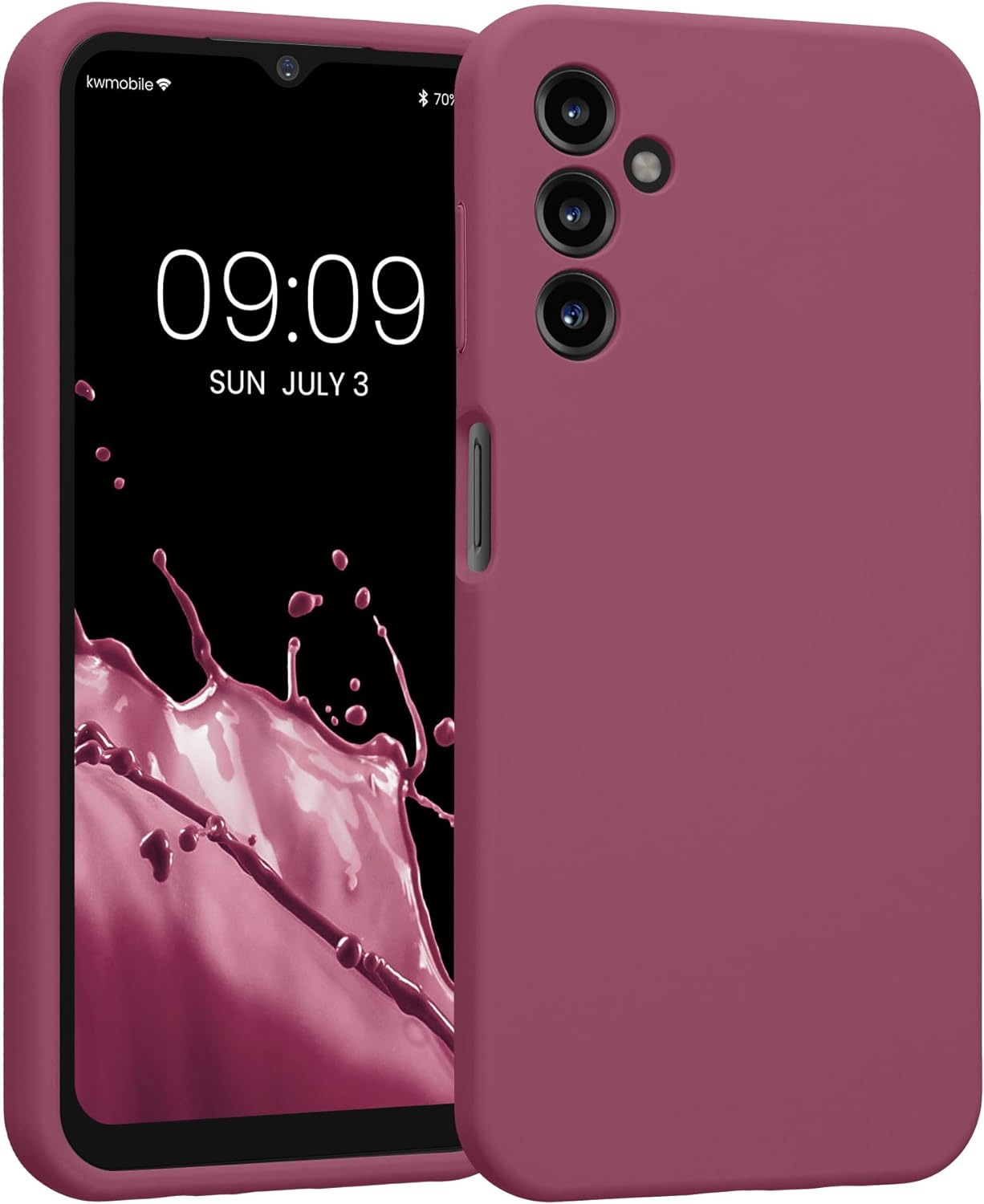 KW Samsung Galaxy A14 5G Θήκη Σιλικόνης Rubberized TPU - Orchid Purple