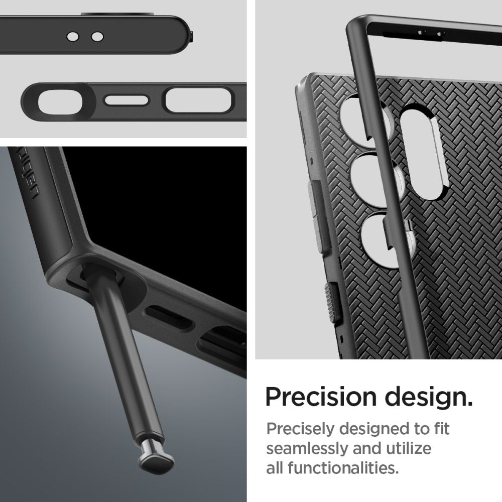 Spigen Samsung Galaxy S24 Ultra Neo Hybrid Θήκη με Σκληρό Πλαίσιο - Black