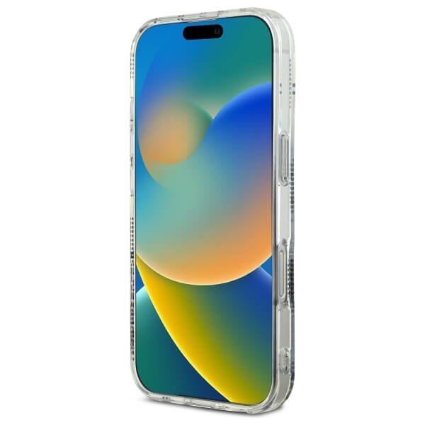 Karl Lagerfeld iPhone 16 Pro - IML Karl Head Electroplated - Σκληρή Θήκη με Πλαίσιο Σιλικόνης - Διάφανη - KLHCP16LHKLPKHT