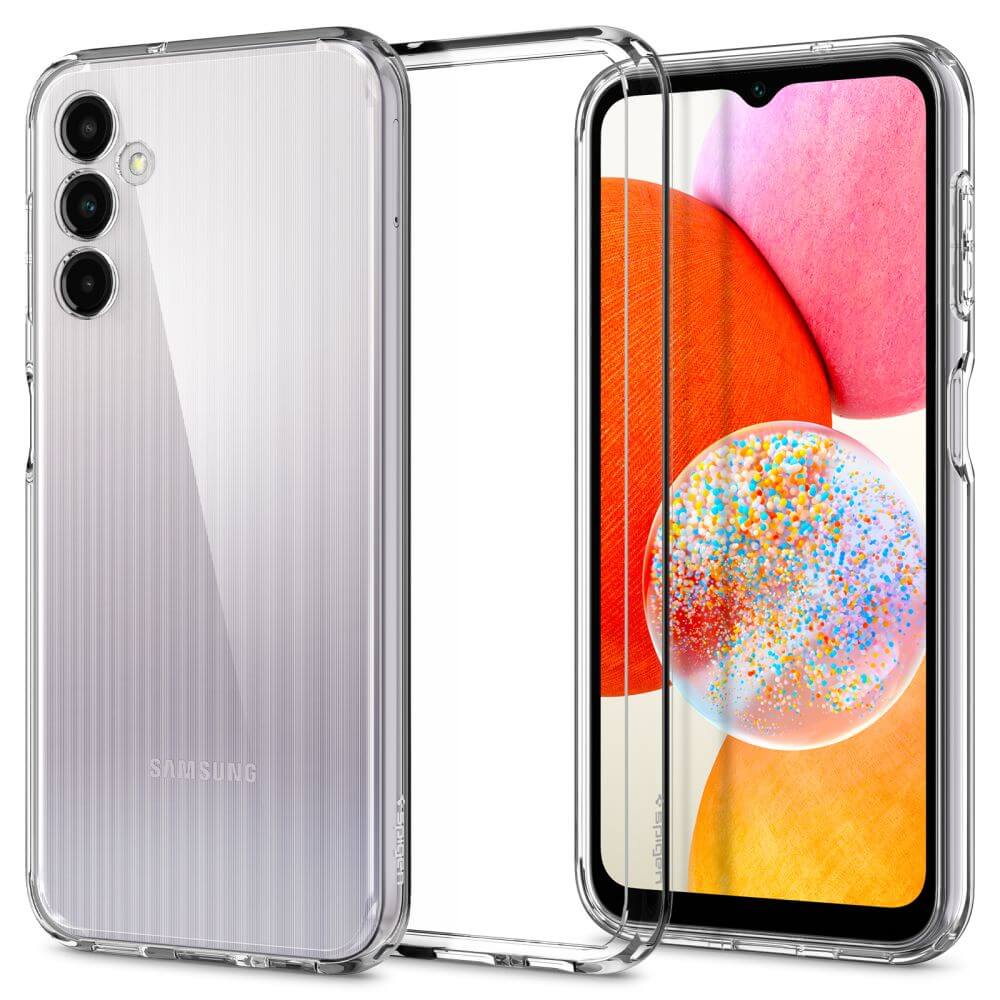Spigen Samsung Galaxy A14 5G Σκληρή Θήκη με Πλαίσιο Σιλικόνης Ultra Hybrid - Crystal Clear