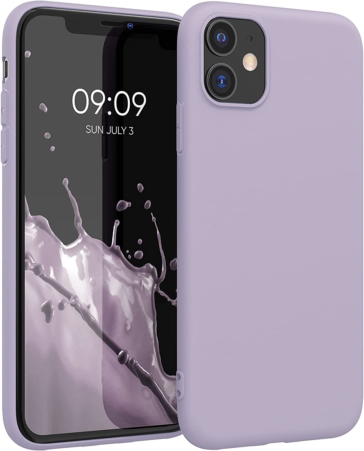 KW iPhone 11 Θήκη Σιλικόνης TPU - Lavender - 49787.108