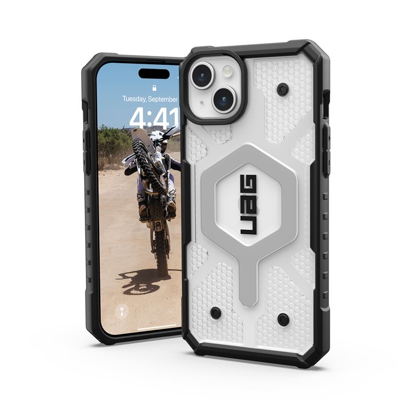 UAG iPhone 15 Plus Pathfinder MagSafe Series Σκληρή Θήκη με MagSafe - Ice