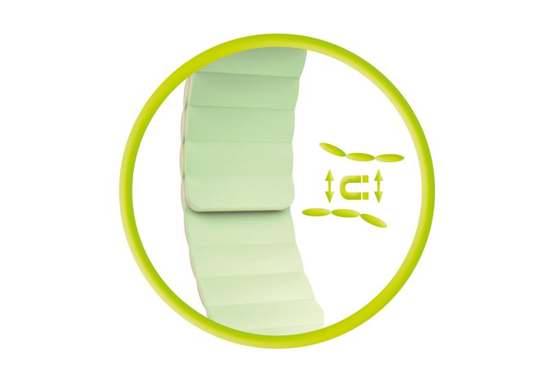 Mobile Origin Λουράκι Apple Watch 4/5/6/7/8/9/10/11 - SE (1/2/3) - Ultra (1/2/3) - 42/44/45/49mm Strap II Σιλικόνης - Pink / Light Green