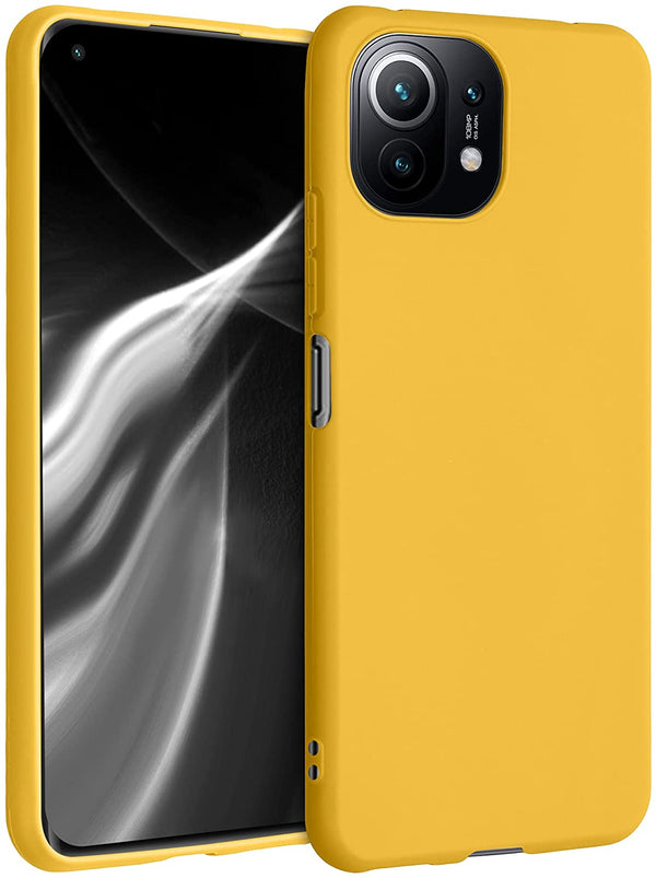 KW Xiaomi Mi 11 Lite / Mi 11 Lite 5G Θήκη Σιλικόνης TPU - Honey Yellow - 54726.143