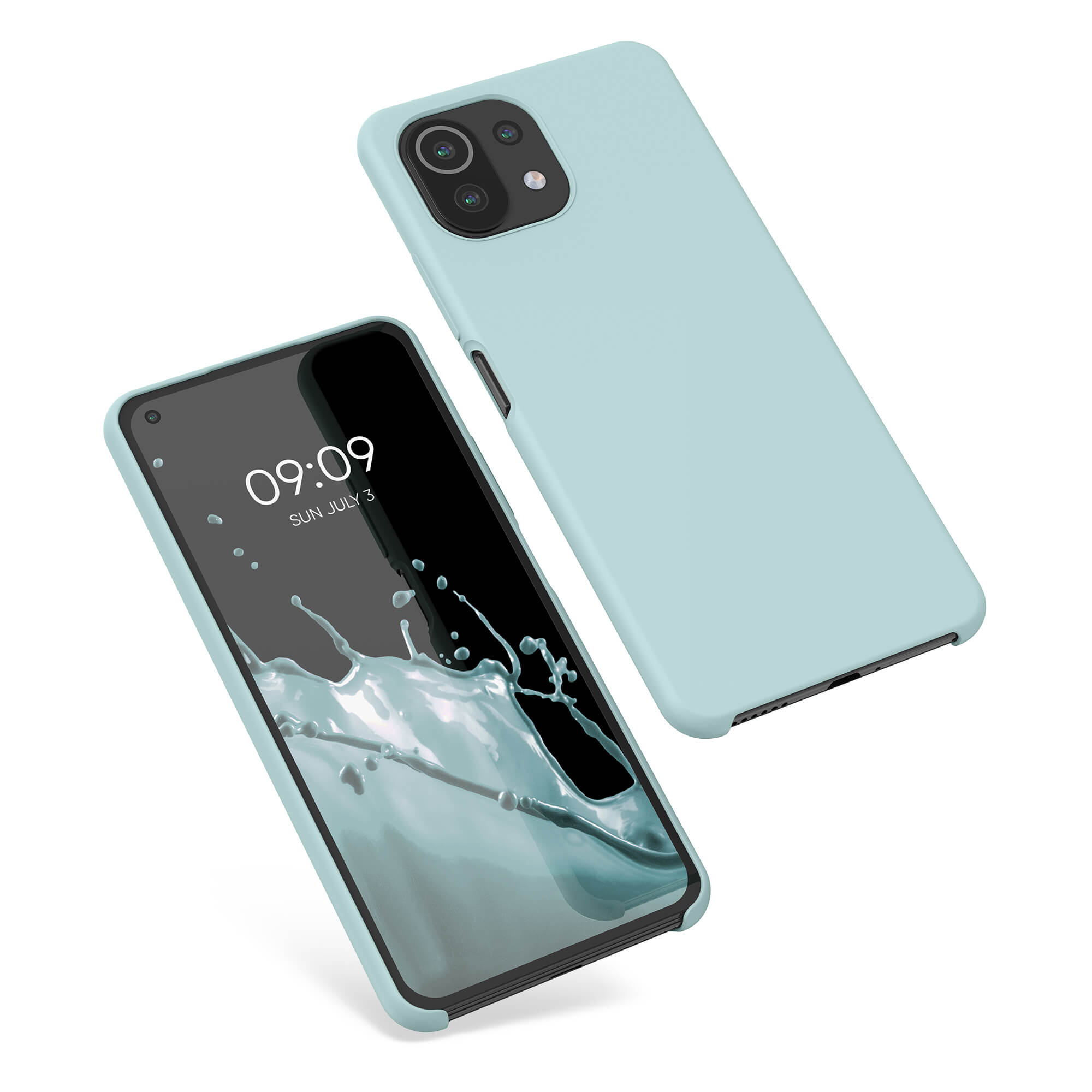 KW Xiaomi Mi 11 Lite / Mi 11 Lite 5G Θήκη Σιλικόνης Rubber TPU - Frosty Mint - 54730.200