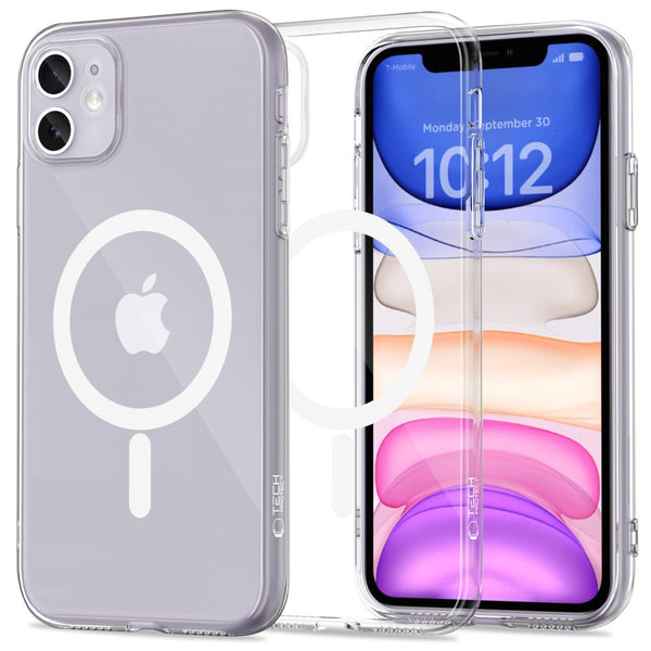 Tech-Protect iPhone 11 Flexair Θήκη Σιλικόνης TPU με MagSafe - Διάφανη