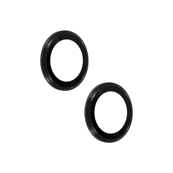 Tuniq iPhone 15 / iPhone 15 Plus - Προστασία Κάμερας - Αντιχαρακτικό Γυαλί - Διάφανο / Μαύρο