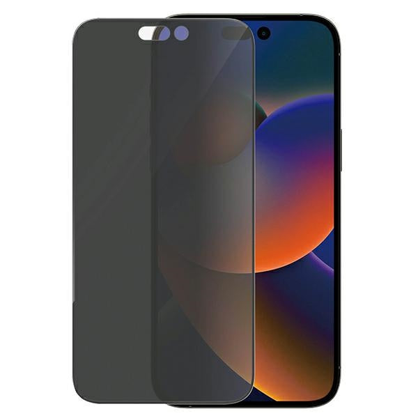PanzerGlass iPhone 14 Pro Max Ultra-Wide Fit Privacy Antibacterial Easy Aligner Full Screen Αντιχαρακτικό Γυαλί Οθόνης - Black