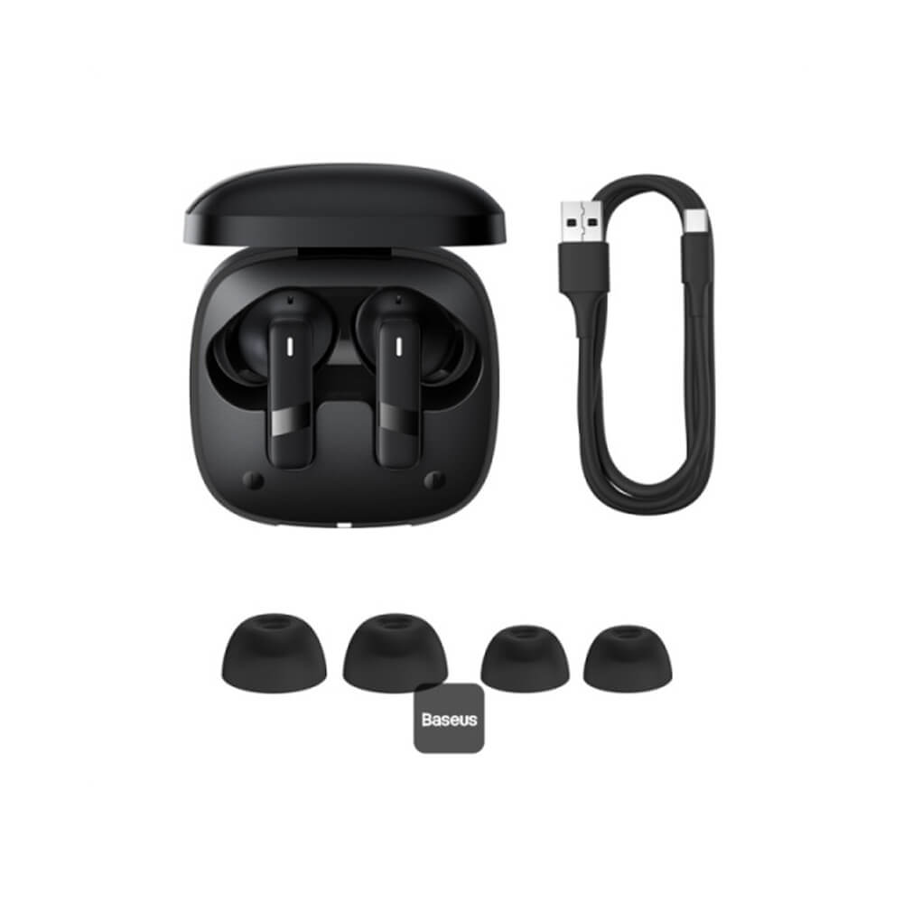 Baseus Bowie E20 - Bluetooth 5.3 - Ασύρματα ακουστικά για Κλήσεις / Μουσική - Black