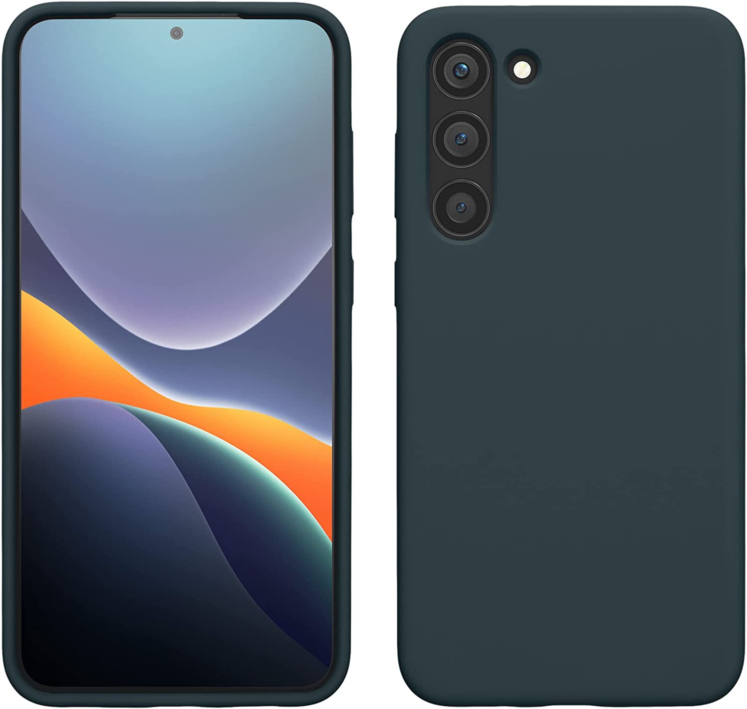 KW Samsung Galaxy S23 Plus Θήκη Σιλικόνης Rubberized TPU - Dark Slate - 60274.202