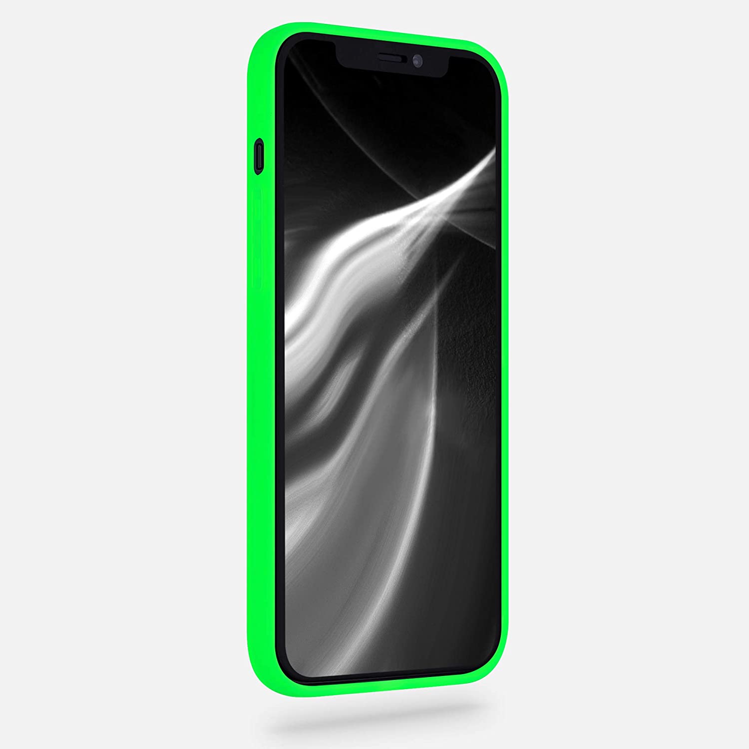 KW iPhone 12 Pro Max Θήκη Σιλικόνης TPU - Neon Green - 53941.44