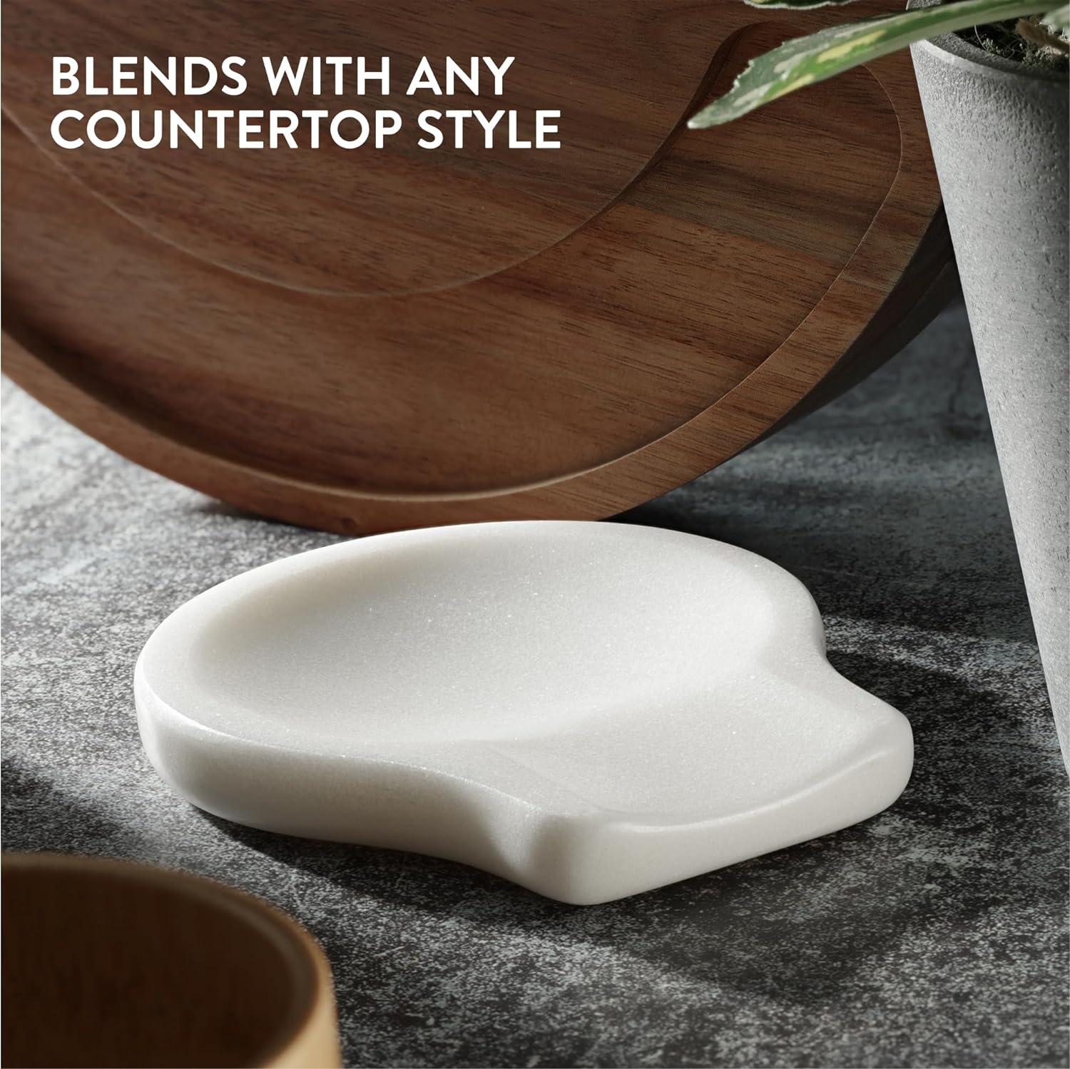 Navaris Σετ με 2 Μαρμάρινες Βάσεις Κουτάλας - Snow White - 61947.01