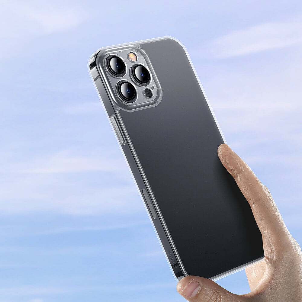 Baseus Frosted Glass Σκληρή Θήκη για iPhone 13 Pro - Clear - ARWS000102