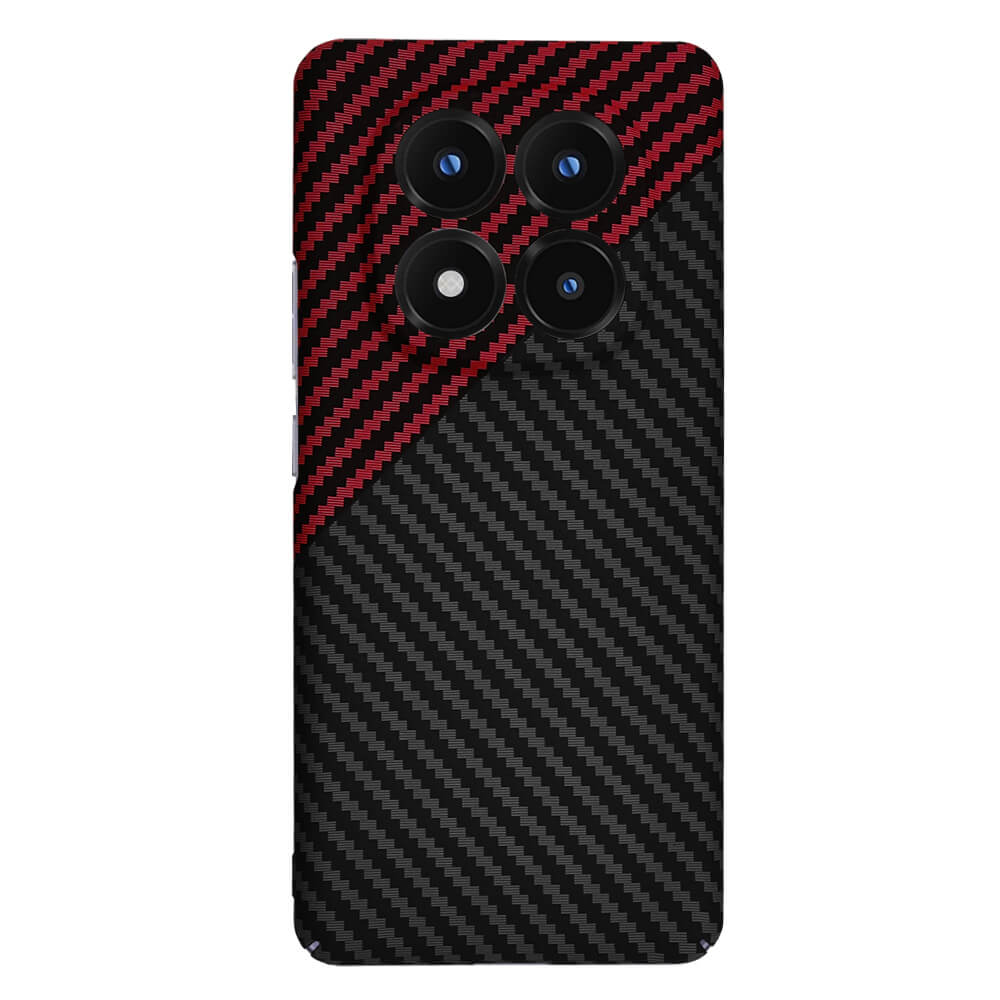 Techsuit Xiaomi Redmi Note 14 Pro+ 5G Σκληρή Θήκη Carbonite FiberShell - Red Vortex