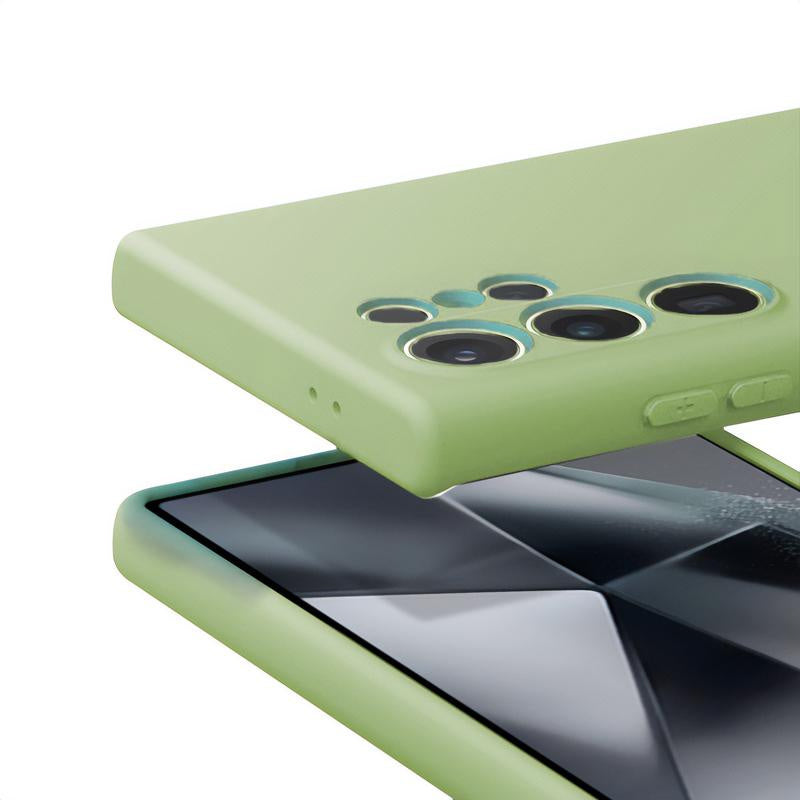 Crong Samsung Galaxy S24 Ultra Cover Θήκη Σιλικόνης - Mint