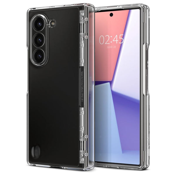 Spigen Samsung Galaxy Z Fold6 - Ultra Hybrid Pro Σκληρή Θήκη με Πλαίσιο Σιλικόνης - Crystal Clear
