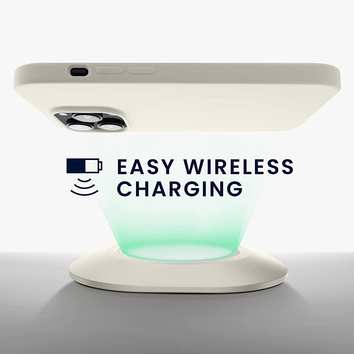 KW iPhone 14 Pro Θήκη Σιλικόνης TPU - White - 59073.02