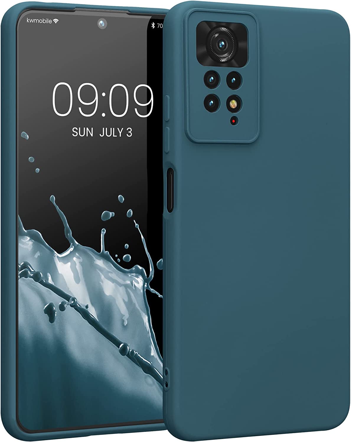 KW Xiaomi Redmi Note 11 Pro / Note 11 Pro 5G Θήκη Σιλικόνης Rubberized TPU - Matte Petrol - 57919.57