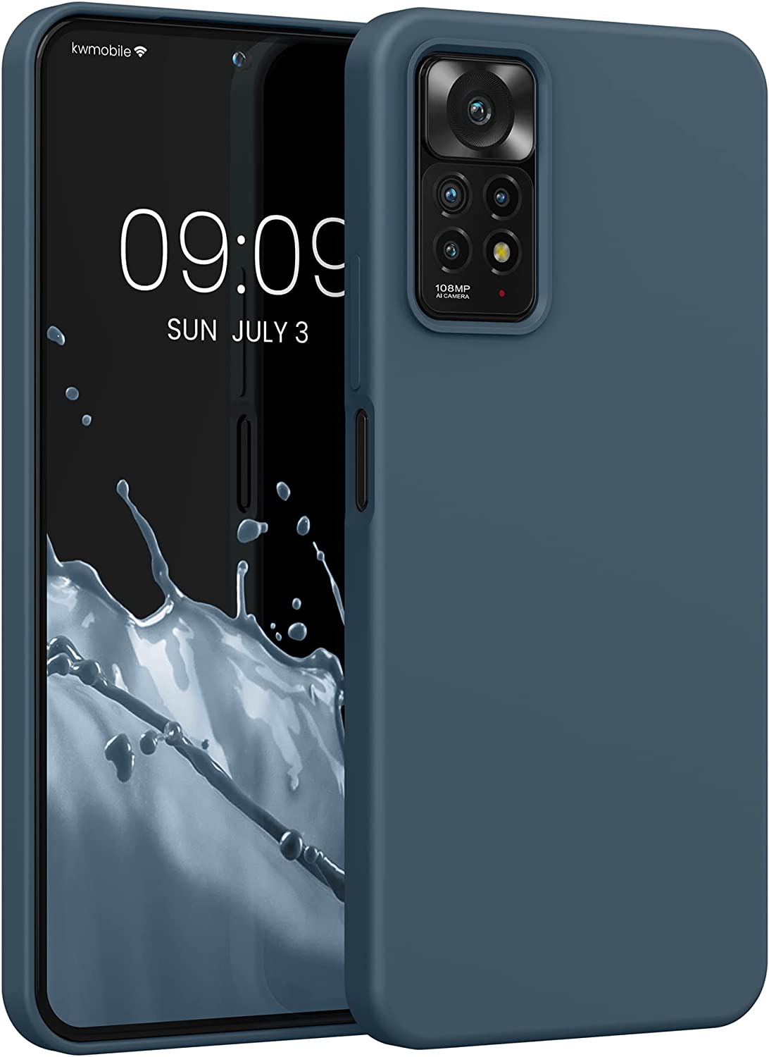 KW Xiaomi Redmi Note 11 Pro / Note 11 Pro 5G Θήκη Σιλικόνης Rubberized TPU - Dark Slate - 57373.202