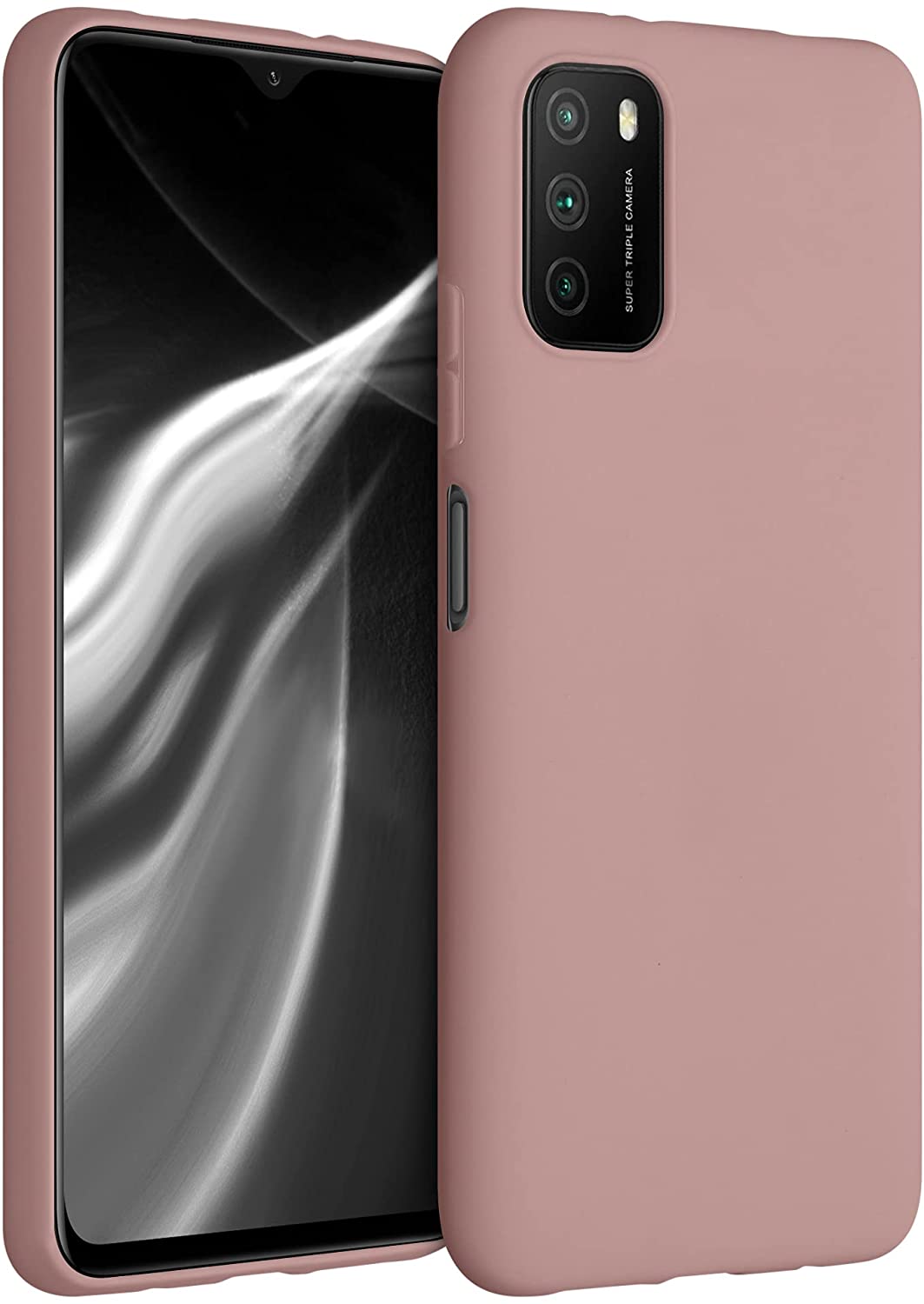 KW Xiaomi Poco M3 Θήκη Σιλικόνης TPU - Rose Tan - 53971.193