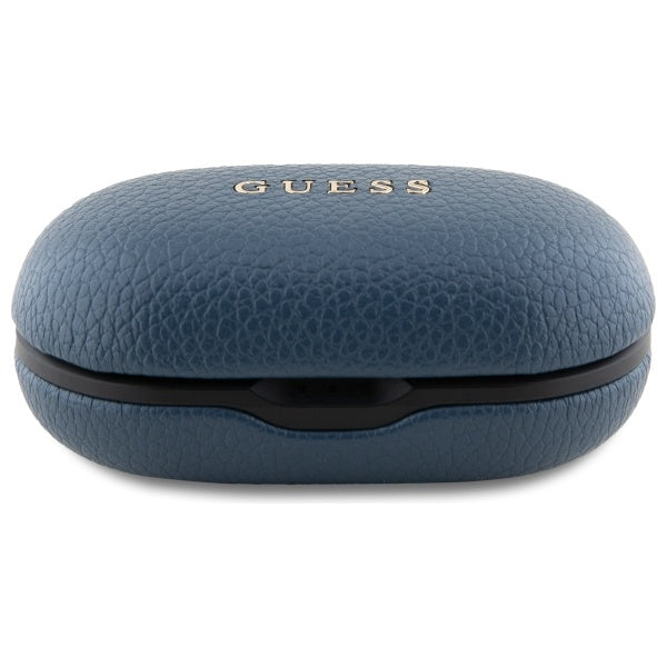 Guess TWS Grained Classic Logo - Bluetooth 5.3 - Ασύρματα ακουστικά για Κλήσεις / Μουσική - Blue