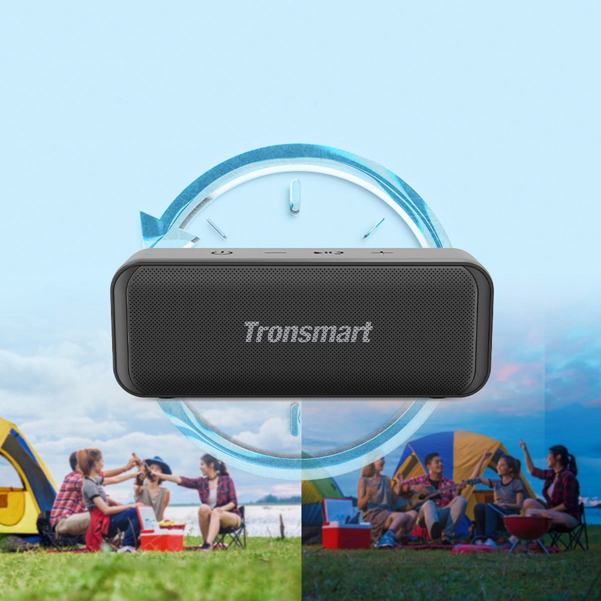 Tronsmart T2 Mini 2023 Φορητό Ηχείο Bluetooth 5.0 10W - Black
