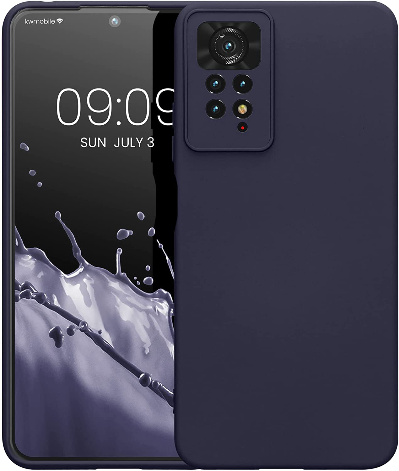 KW Xiaomi Redmi Note 11 Pro / Note 11 Pro 5G Θήκη Σιλικόνης Rubber TPU - Blueberry Blue - 57919.186
