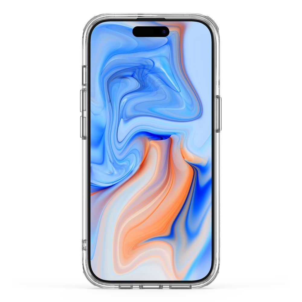 ESR iPhone 15 Classic Kickstand Halolock MagSafe Σκληρή Θήκη με Πλαίσιο Σιλικόνης και Stand - Διάφανη