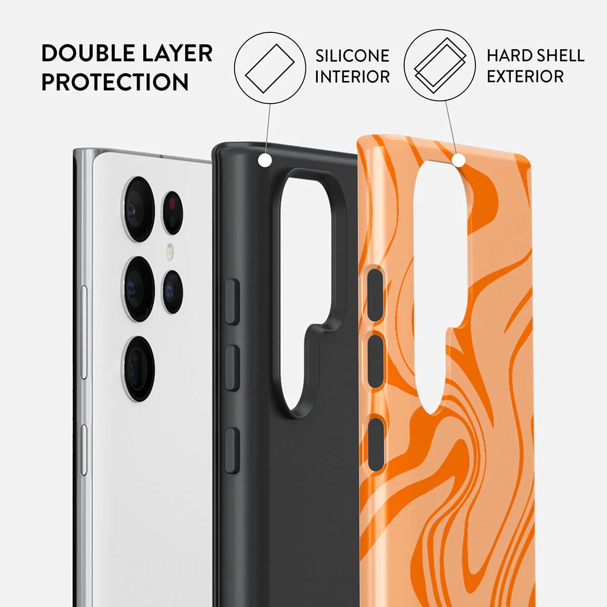 Burga Samsung Galaxy S22 Ultra Fashion Tough Σκληρή Θήκη - High Vibrations