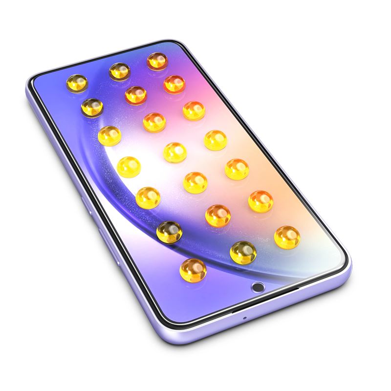 Mobile Origin Samsung Galaxy A55 5G Screen Guard 9H Αντιχαρακτικό Γυαλί Οθόνης με Κιτ Εγκατάστασης - Clear