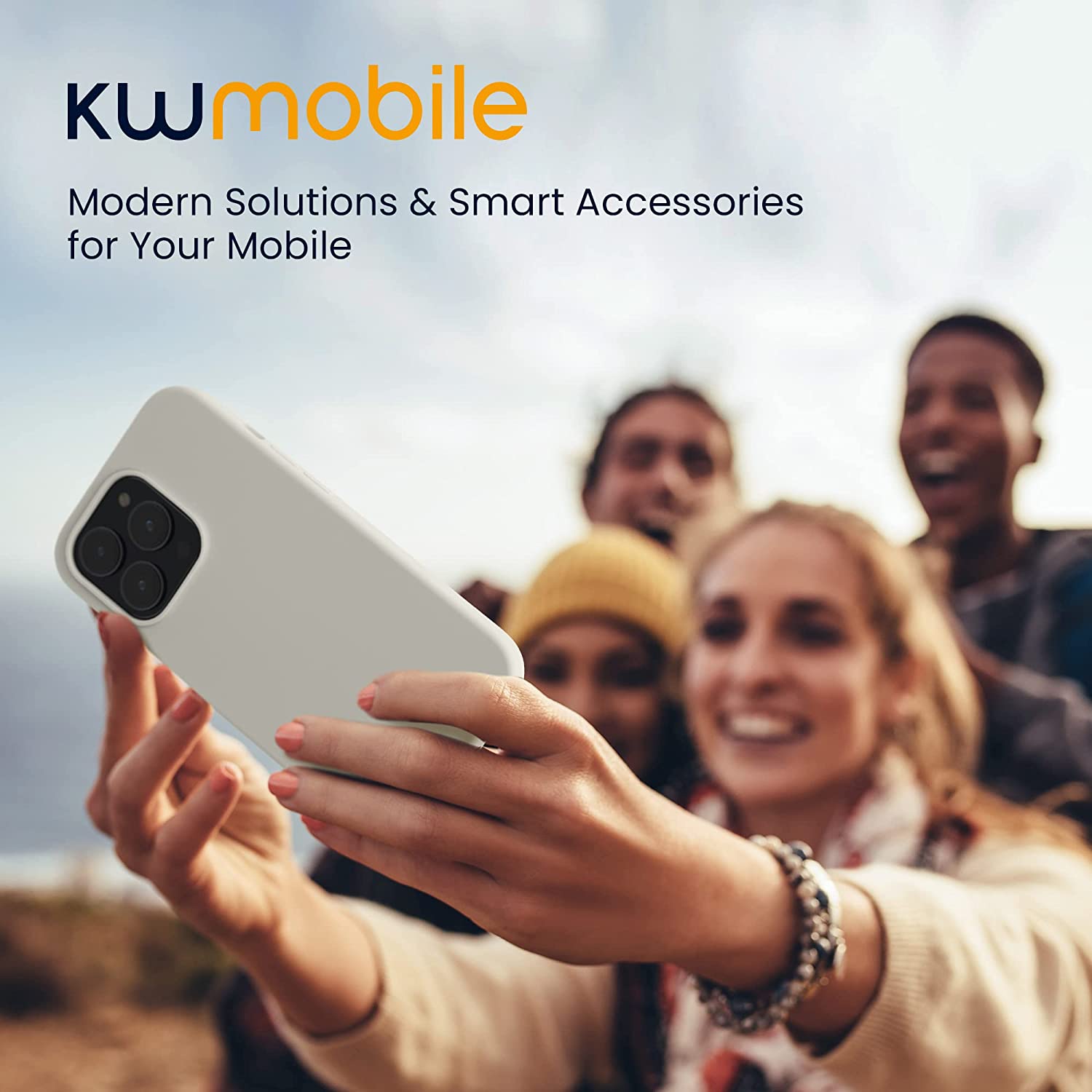 KW iPhone 14 Pro Θήκη Σιλικόνης TPU - White - 59073.02