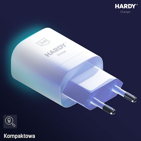 3MK Hardy GaN 33W PD Οικιακός Φορτιστής Γρήγορης Φόρτισης με 1 Θύρα Type - C - White