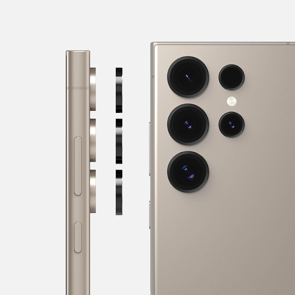 Ringke Samsung Galaxy S24 Ultra Lens Frame Glass Αντιχαρακτικό Γυαλί για την Κάμερα - Black